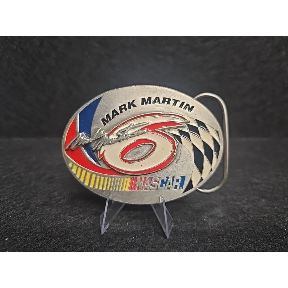 VTG Nascar Mark Martin 6 Belt Buckle Great American Buckle Co. Limited Edition